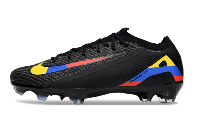 Unisex Nike Air Zoom Mercurial Vapor 16 Elite FG Firm Ground Low-Tops Football Boots - Black/Yellow/Blue/Red