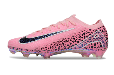 Unisex Nike Air Zoom Mercurial Vapor 16 Elite FG Firm Ground Low-Tops Football Boots - Pink/White/Leopard