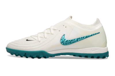 Men's Nike Phantom GX 2 Elite TF Artificial Turf Low-Tops Football Shoes - Beige/Green