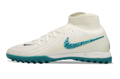 Men's Nike Phantom Luna Elite TF Artificial Turf High-Tops Football Shoes - Beige/Green
