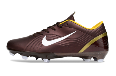 Men's Nike Mercurial Vapor 1 Elite FG Firm Ground Low-Tops Football Boots - Brown/White/Yellow