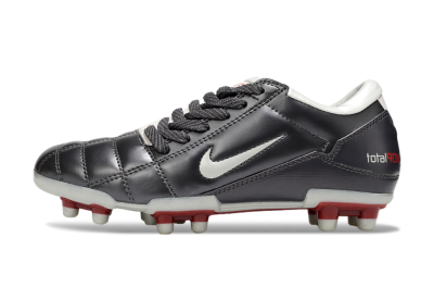 Men's Nike Total 90 III FG Firm Ground Low-Tops Football Boots - Grey/White/Red
