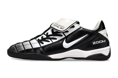 Men's Nike Air Zoom Total 90 III IC Indoor & Futsal Low-Tops Football Shoes - Black/White