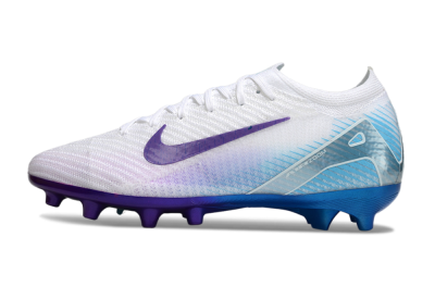 Men's Nike Air Zoom Mercurial Vapor 16 Elite AG Artificial Grass Low-Tops Football Boots - White/Purple/Jade