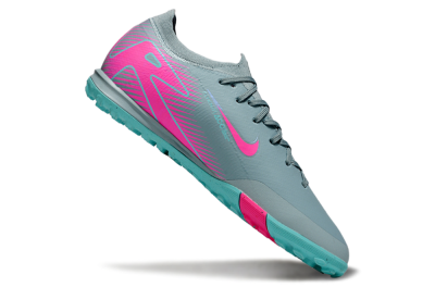 Men's Nike Air Zoom Mercurial Vapor 16 Elite TF Artificial Turf Low-Tops Football Shoes - Jade/Pink/Silver
