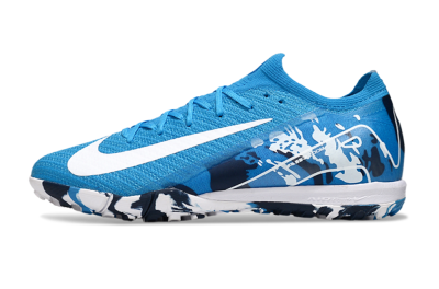 Unisex Nike Air Zoom Mercurial Vapor 16 Elite TF Artificial Turf Low-Tops Football Shoes - Blue/White/Black