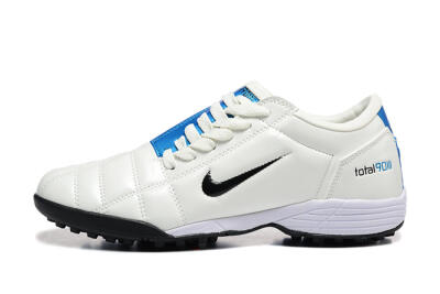 Men's Nike Total 90 III TF Artificial Turf Low-Tops Football Shoes - Beige/Black/Blue