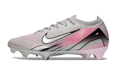 Unisex Nike Air Zoom Mercurial Vapor 16 Elite FG Firm Ground Low-Tops Football Boots - Silver/Pink/Black