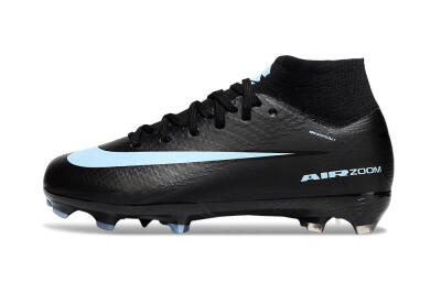 Kids Nike Air Zoom Mercurial Superfly 10 Elite FG Firm Ground High-Tops Football Boots - Black/Jade