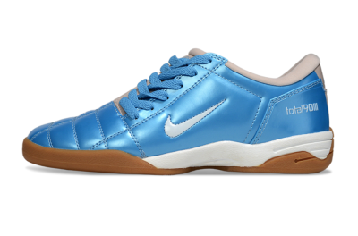 Men's Nike Total 90 III IC Indoor & Futsal Low-Tops Football Shoes - Blue/White/Brown