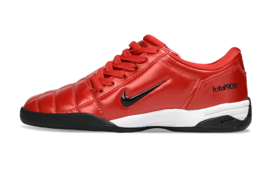 Men's Nike Total 90 III IC Indoor & Futsal Low-Tops Football Shoes - Red/Black/White