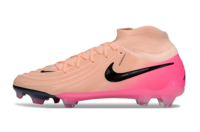 Men's Nike Phantom Luna Elite NU FG Firm Ground High-Tops Football Boots - Pink/Black