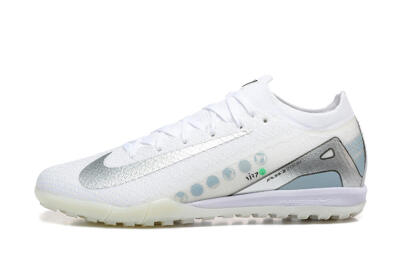 Men's Nike Air Zoom Mercurial Vapor 16 Elite TF Artificial Turf Low-Tops Football Shoes - Beige/Silver/White