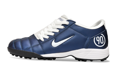 Unisex Nike Total 90 III TF Artificial Turf Low-Tops Football Shoes - Blue/Black/White