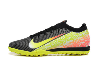 Men's Nike Air Zoom Mercurial Vapor 16 Elite TF Artificial Turf Low-Tops Football Shoes - Black/Yellow/Red