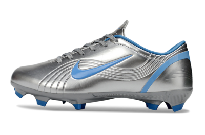 Men's Nike Mercurial Vapor 1 Elite FG Firm Ground Low-Tops Football Boots - Silver/Blue