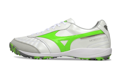 Men's Mizuno Morelia Neo 4 TF Artificial Turf Low-Tops Football Shoes - Beige/Grey/Yellow