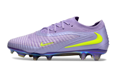 Men's Nike Phantom 6 Low Elite FG Firm Ground Low-Tops Football Boots - Purple/Yellow/Gold