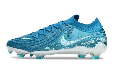 Men's Nike Phantom GX 2 Elite FG Firm Ground Low-Tops Football Boots - Jade/White/Blue