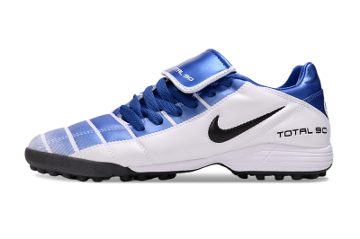 Men's Nike Total 90 III TF Artificial Turf Low-Tops Football Shoes - Blue/White/Black