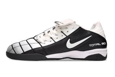 Men's Nike Total 90 III IC Indoor & Futsal Low-Tops Football Shoes - Silver/Black/White