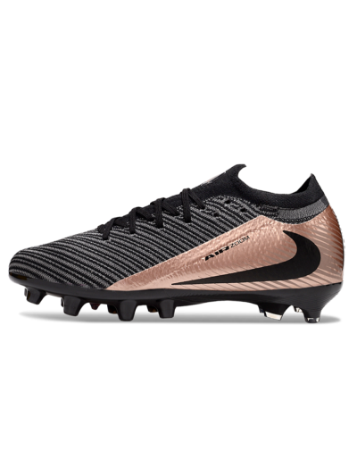 Men's Nike Air Zoom Mercurial Vapor 16 Elite AG Artificial Grass Low-Tops Football Boots - Black/White/Gold