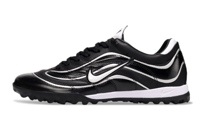 Men's Nike Mercurial R9 TF Artificial Turf Low-Tops Football Shoes - Black/White