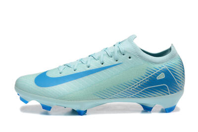 Men's Nike Air Zoom Mercurial Vapor 16 Elite FG Firm Ground Low-Tops Football Boots - Jade/White/Blue