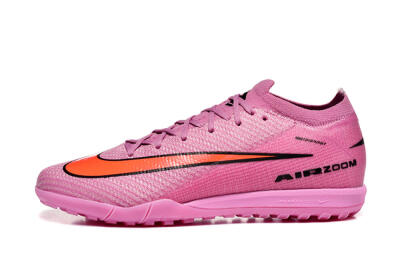 Men's Nike Air Zoom Mercurial Vapor 16 Elite TF Artificial Turf Low-Tops Football Shoes - Pink/Red/Black