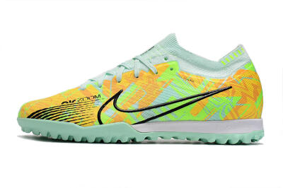 Unisex Nike Air Zoom Mercurial Vapor 15 Elite TF Artificial Turf Low-Tops Football Shoes - Jade/Yellow/Black