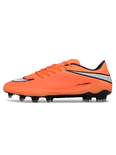Men's Nike Hypervenom Phantom FG Firm Ground Low-Tops Football Boots - Red/White/Black