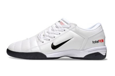Men's Nike Total 90 III IC Indoor & Futsal Low-Tops Football Shoes - Beige/Black/White