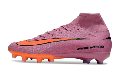 Unisex Nike Air Zoom Mercurial Superfly 10 Elite AG Artificial Grass High-Tops Football Boots - Red/Black/White