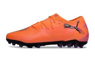 Men's Puma Future 8 Ultimate MG Multi Ground Low-Tops Football Boots - Red/Black/Pink