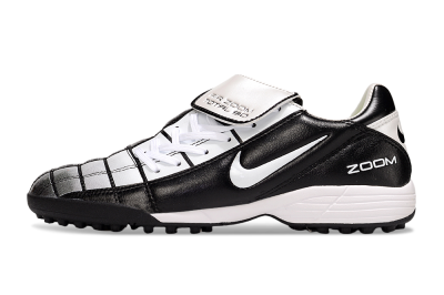 Men's Nike Air Zoom Total 90 III TF Artificial Turf Low-Tops Football Shoes - Black/Silver/White