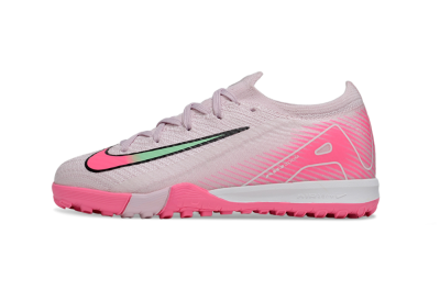 Kids Nike Air Zoom Mercurial Vapor 16 Elite TF Artificial Turf Low-Tops Football Shoes - Pink/White/Black
