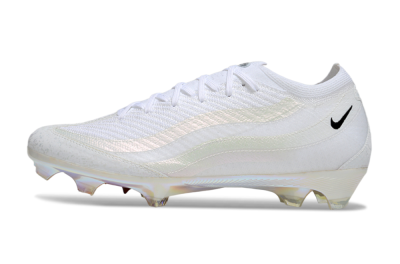 Unisex Nike Air Zoom Mercurial Vapor 16 Elite FG Firm Ground Low-Tops Football Boots - White/Black/Gold
