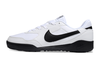 Unisex Nike Terra Manta TF Artificial Turf Low-Tops Football Shoes - White/Black