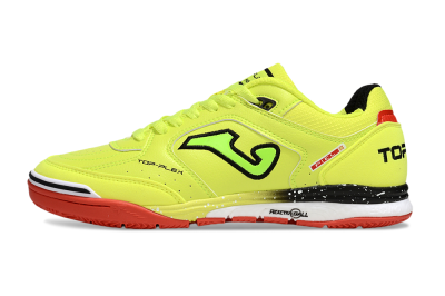 Men's Joma Top Flex IC Indoor & Futsal Low-Tops Football Shoes - Yellow/Red/Black