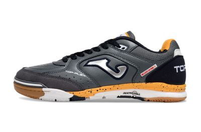 Men's Joma Top Flex IC Indoor & Futsal Low-Tops Football Shoes - Grey/Silver/Black