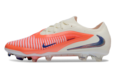 Unisex Nike Phantom 6 Low Elite FG Firm Ground Low-Tops Football Boots - Red/White/Black
