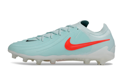 Men's Nike Phantom GX 2 Elite AG Artificial Grass Low-Tops Football Boots - Jade/Red/White