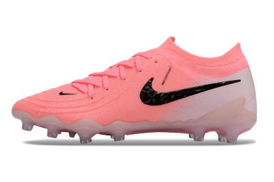 Men's Nike Phantom GX 2 Elite AG Artificial Grass Low-Tops Football Boots - Pink/Black