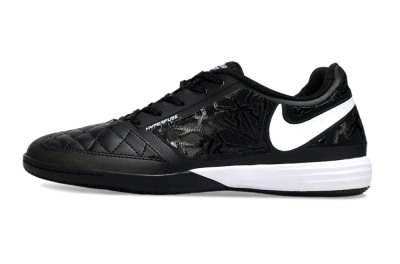 Unisex Nike Lunar Gato 2 IC Indoor & Futsal Low-Tops Football Shoes - Black/White