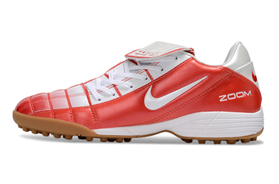 Men's Nike Air Zoom Total 90 III TF Artificial Turf Low-Tops Football Shoes - Red/White/Brown