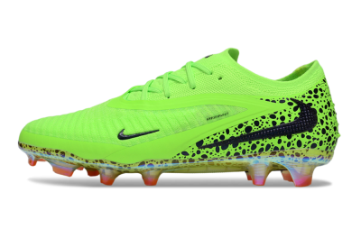 Men's Nike Phantom 6 Elite FG Firm Ground Low-Tops Football Boots - Yellow/Black/Leopard