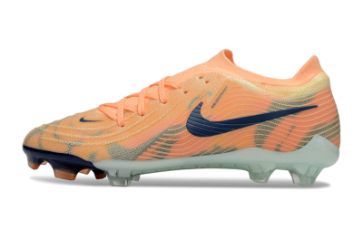 Men's Nike Phantom GX 2 Elite FG Firm Ground Low-Tops Football Boots - Orange/Blue/Jade