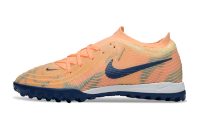 Men's Nike Phantom GX 2 Elite TF Artificial Turf Low-Tops Football Shoes - Orange/Blue/Jade
