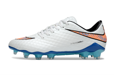 Men's Nike Hypervenom Phantom Rgn SE FG Firm Ground Low-Tops Football Boots - White/Black/Jade