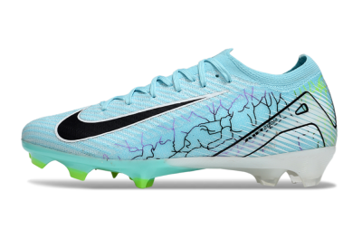 Men's Nike Air Zoom Mercurial Vapor 16 Elite FG Firm Ground Low-Tops Football Boots - Blue/Black/Silver